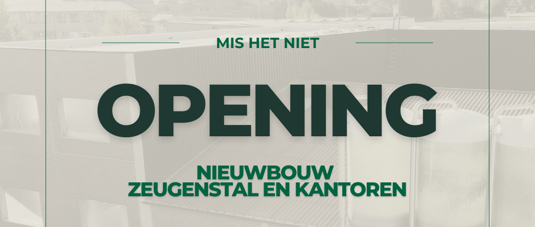 Grote opening: nieuwbouw zeugenstal en kantoren