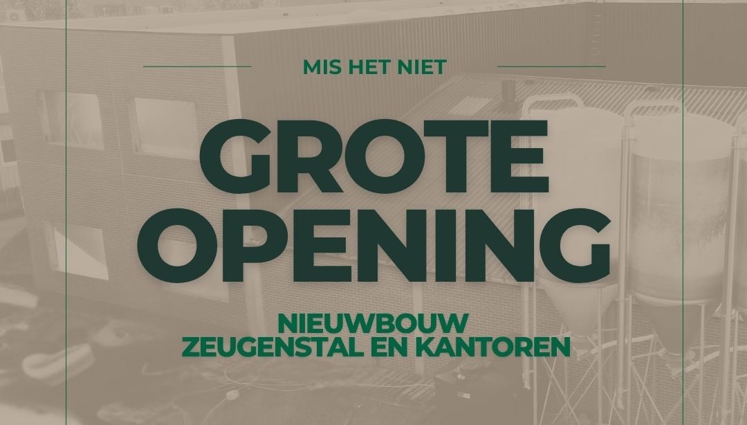 Grote opening: nieuwbouw zeugenstal en kantoren